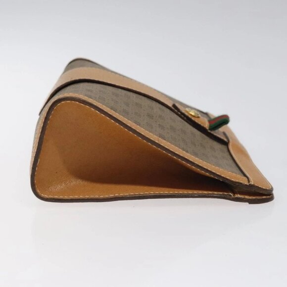 GUCCI Micro GG Supreme Web Sherry Line Bag PVC Beige - Picture 3 of 16